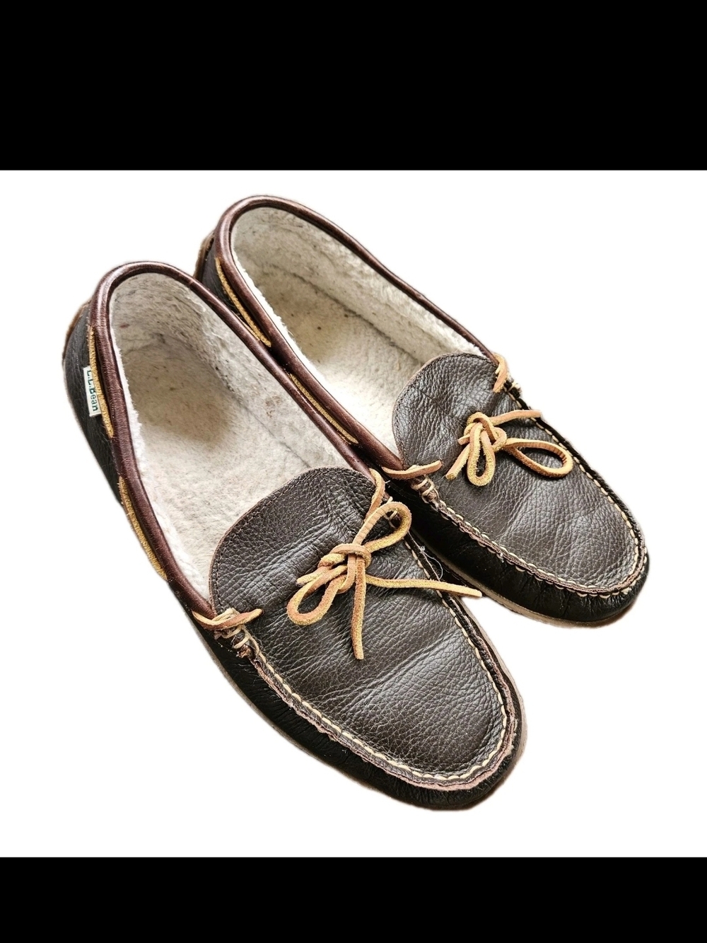 L.L. Bean Men’s All-Week Slipper Mocs Brown Leather Size 11 M - Item 212984